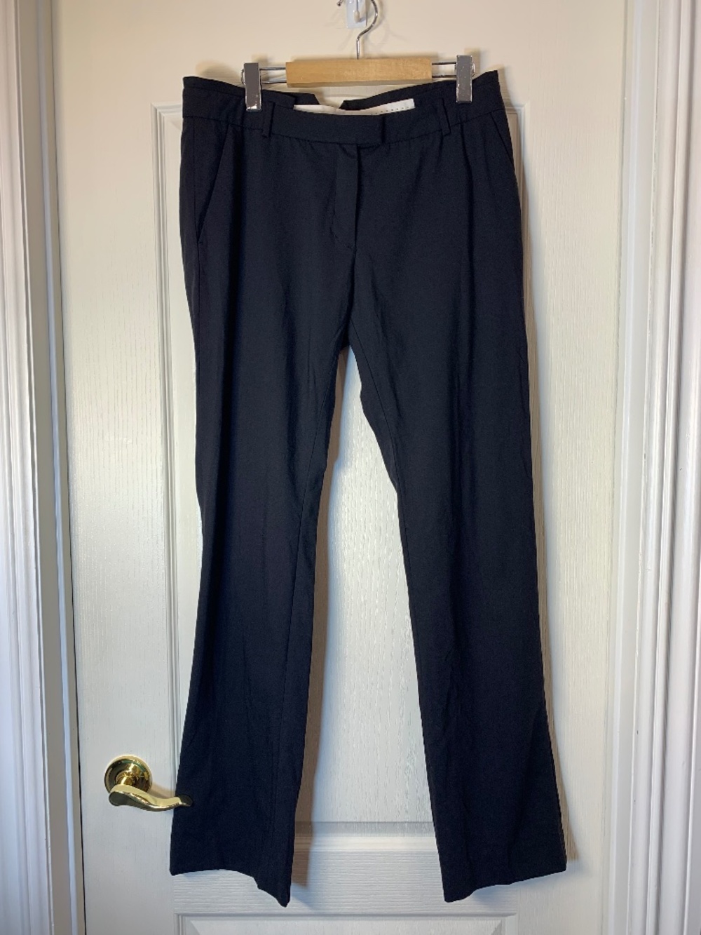 Designers Remix Charlotte Eskildsen Black Tailored Pants Size 40 Minimalist Wool